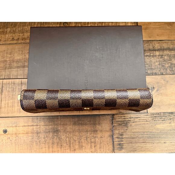 Louis Vuitton Damier Ebene Wallet Long Wallet With COA and Box Included - Picture 6 of 16